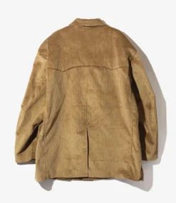Norfolk Jacket - Brown - 8W Corduroy