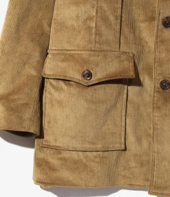 Norfolk Jacket - Brown - 8W Corduroy