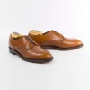 962 Norweigian Front Blucher - Tan Calfskin