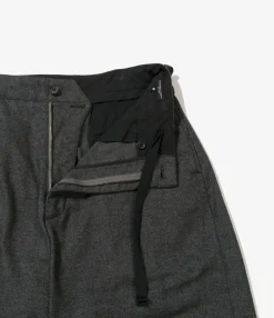 Officer Pant - Charcoal CP Brushed Cloth