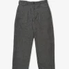 Officer Pant - Grey Poly Wool Herringbone