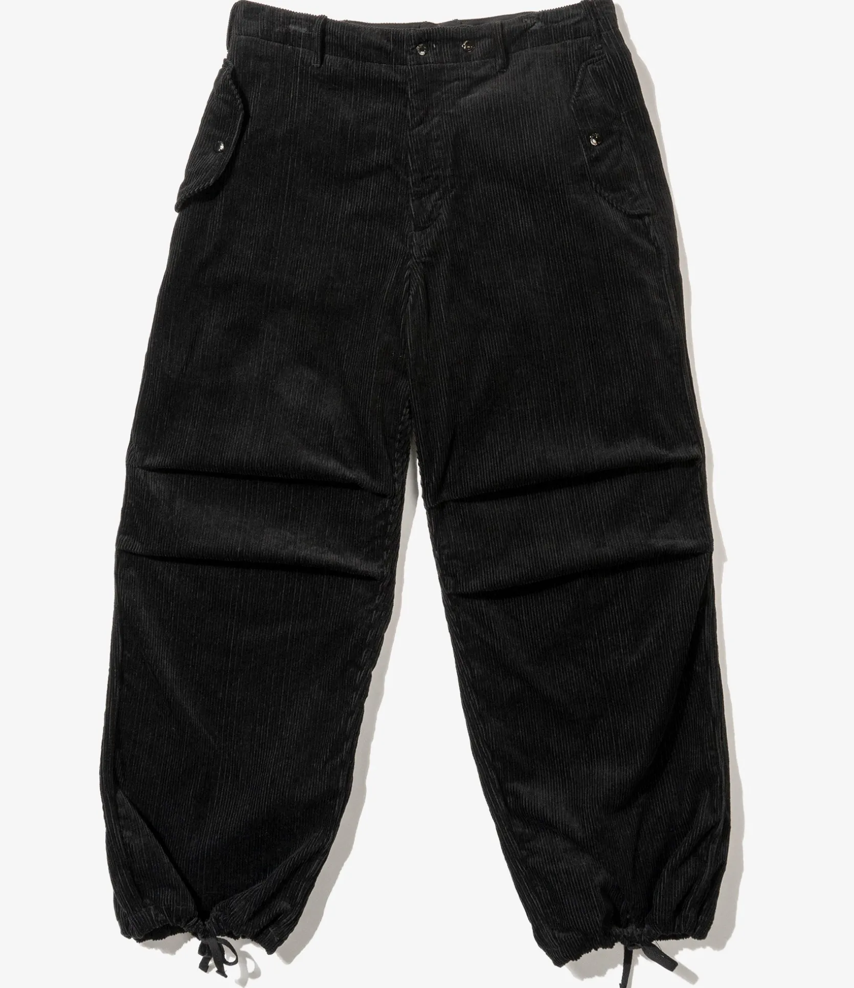 Over Pant - Black Cotton 8W Corduroy