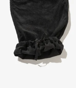 Over Pant - Black Cotton 8W Corduroy