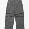Over Pant - Grey Poly Wool Herringbone
