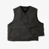 Over Vest - Black Nyco Twill