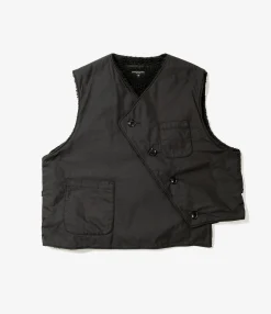 Over Vest - Black Nyco Twill