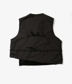 Over Vest - Black Nyco Twill