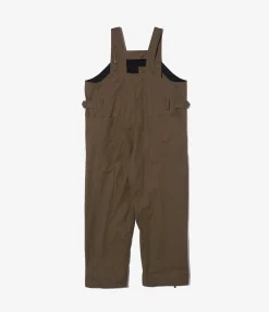 Overalls - Olive Coated Cotton Cloth