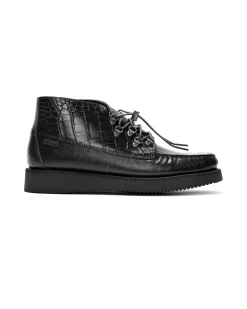 Overlap Mid Exotic - Stamped Black w/Vibram Sole