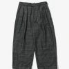 Oxford Pant - Charcoal/Lt.Blue Wool Poly Windowpane