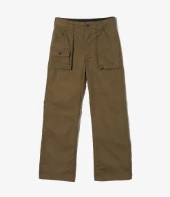 5P Pant - Olive Coated Cotton Cloth