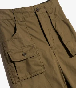 5P Pant - Olive Coated Cotton Cloth