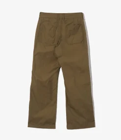 5P Pant - Olive Coated Cotton Cloth