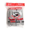 6 Pack Crew Boot Sock - Grey w/ Red Stripe