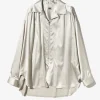 Painter Shirt - Beige - Poly Leather Sateen
