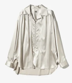Painter Shirt - Beige - Poly Leather Sateen