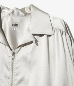 Painter Shirt - Beige - Poly Leather Sateen