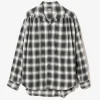 Painter Shirt - Black - Ombre Rayon Twill