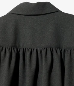 Painter Shirt - Charcoal - Poly Sharkskin Twill