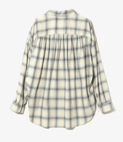 Painter Shirt - Ecru - Ombre Rayon Twill