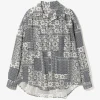 Painter Shirt - Navy - Poly Lace