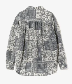 Painter Shirt - Navy - Poly Lace