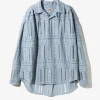 Painter Shirt - Sax - Poly Lace