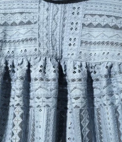 Painter Shirt - Sax - Poly Lace