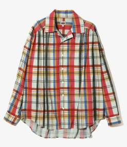 Painter Shirt - Slate Blue - Madras R/PE Cloth