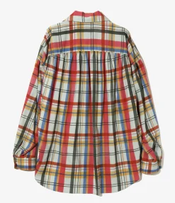 Painter Shirt - Slate Blue - Madras R/PE Cloth