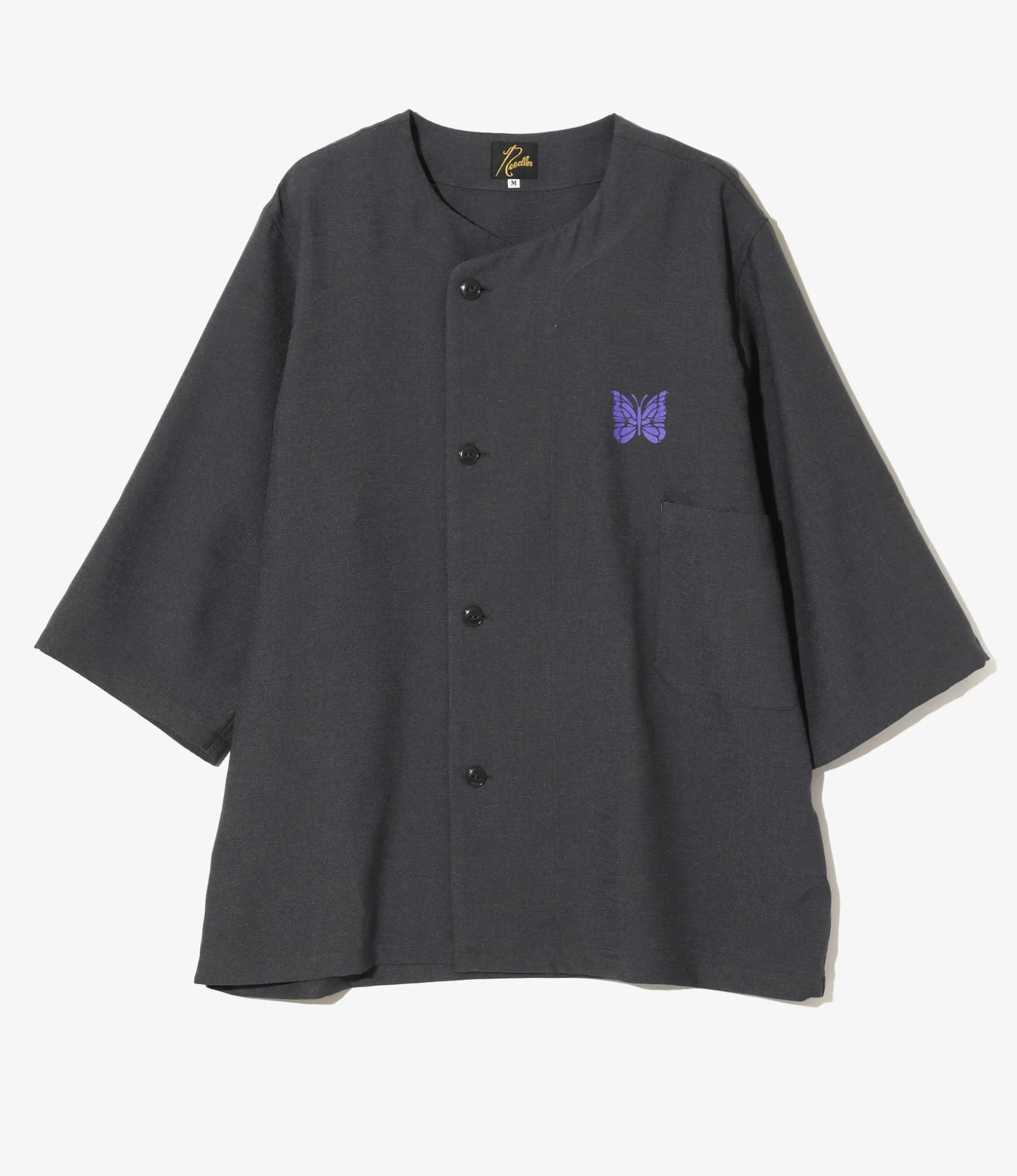 Pajama Set - Charcoal - Poly Oxford