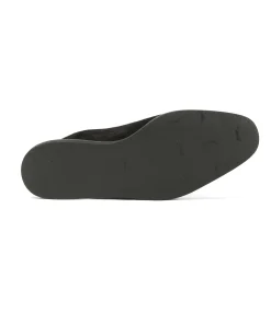 Papillon Emb. Slip-in - Black - Suede