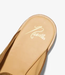 Papillon Emb. Slip-in - Brown - Suede