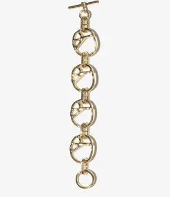 Peace Bracelet - Gold - Gold Plate