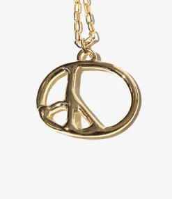 Peace Pendant - Gold - Gold Plate