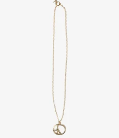 Peace Pendant - Gold - Gold Plate