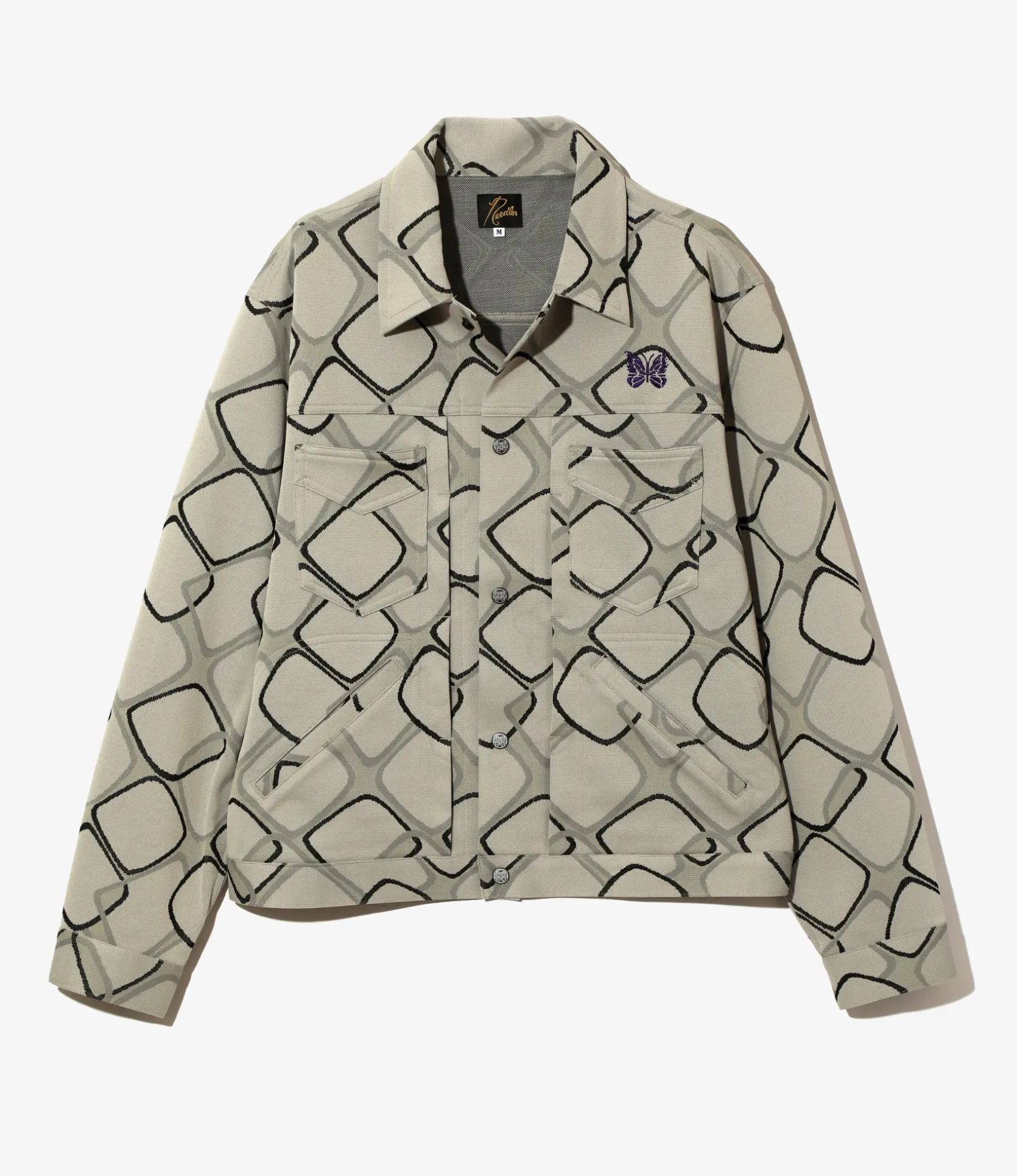 Penny Jean Jacket - Abstract - Poly Jacquard