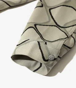 Penny Jean Jacket - Abstract - Poly Jacquard