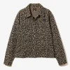 Penny Jean Jacket - Leopard - Poly Jacquard