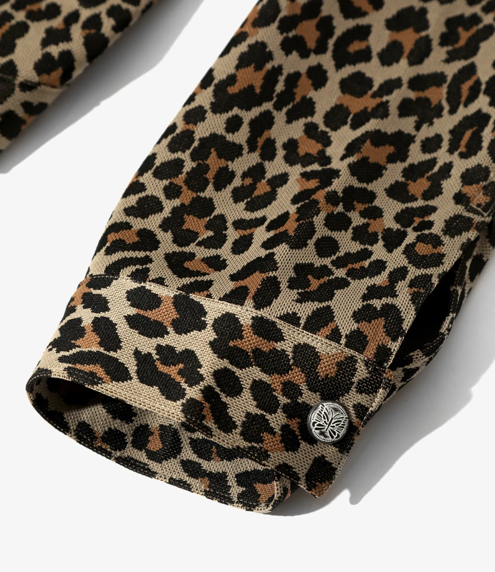 Penny Jean Jacket - Leopard - Poly Jacquard
