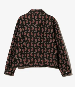 Penny Jean Jacket - Paisley - Poly Jacquard