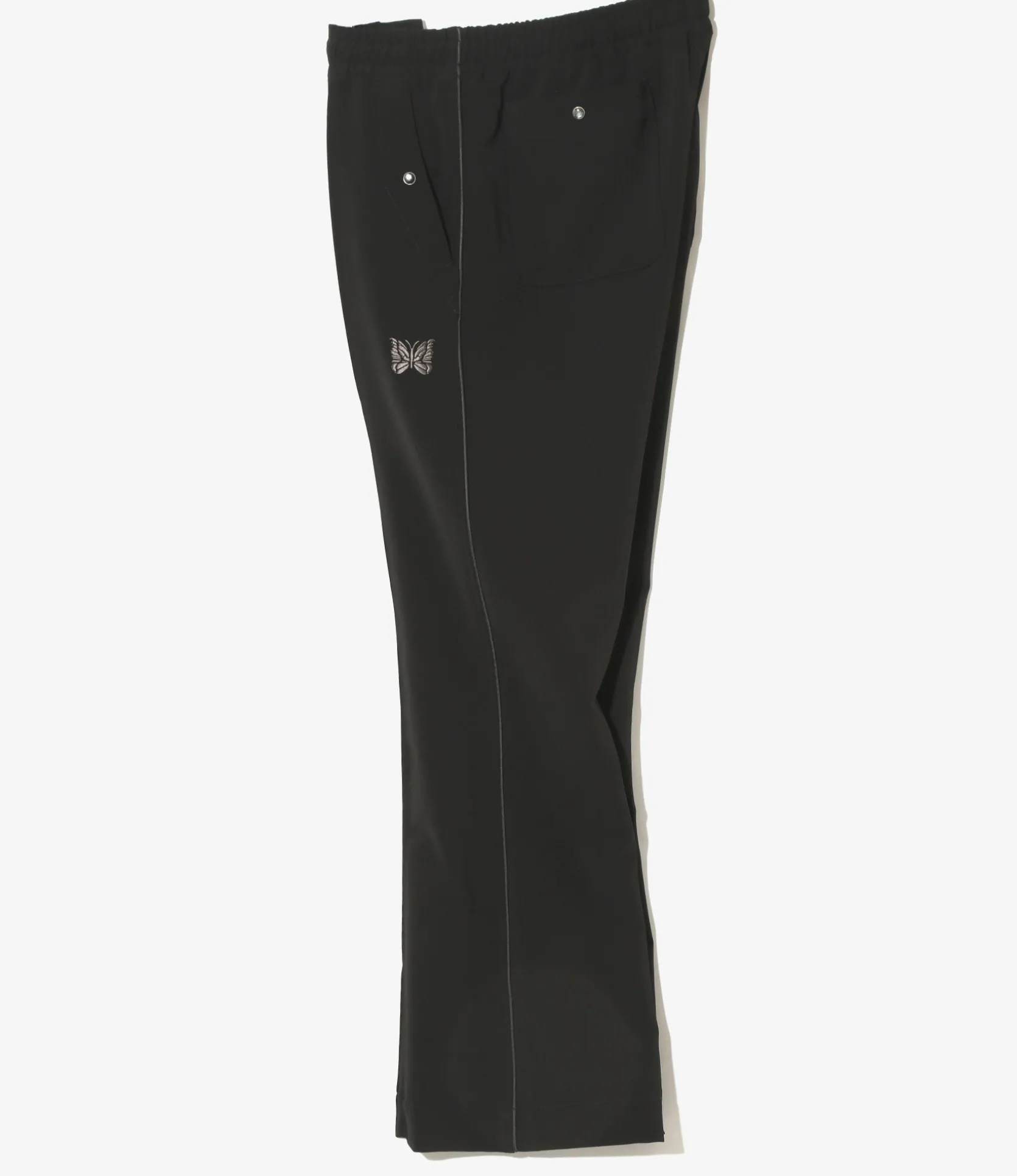 Piping Cowboy Pant - Black - Poly Double Cloth