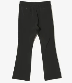 Piping Cowboy Pant - Black - Poly Double Cloth