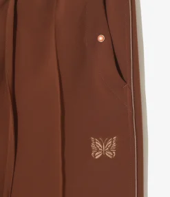 Piping Cowboy Pant - Brown - Poly Double Cloth