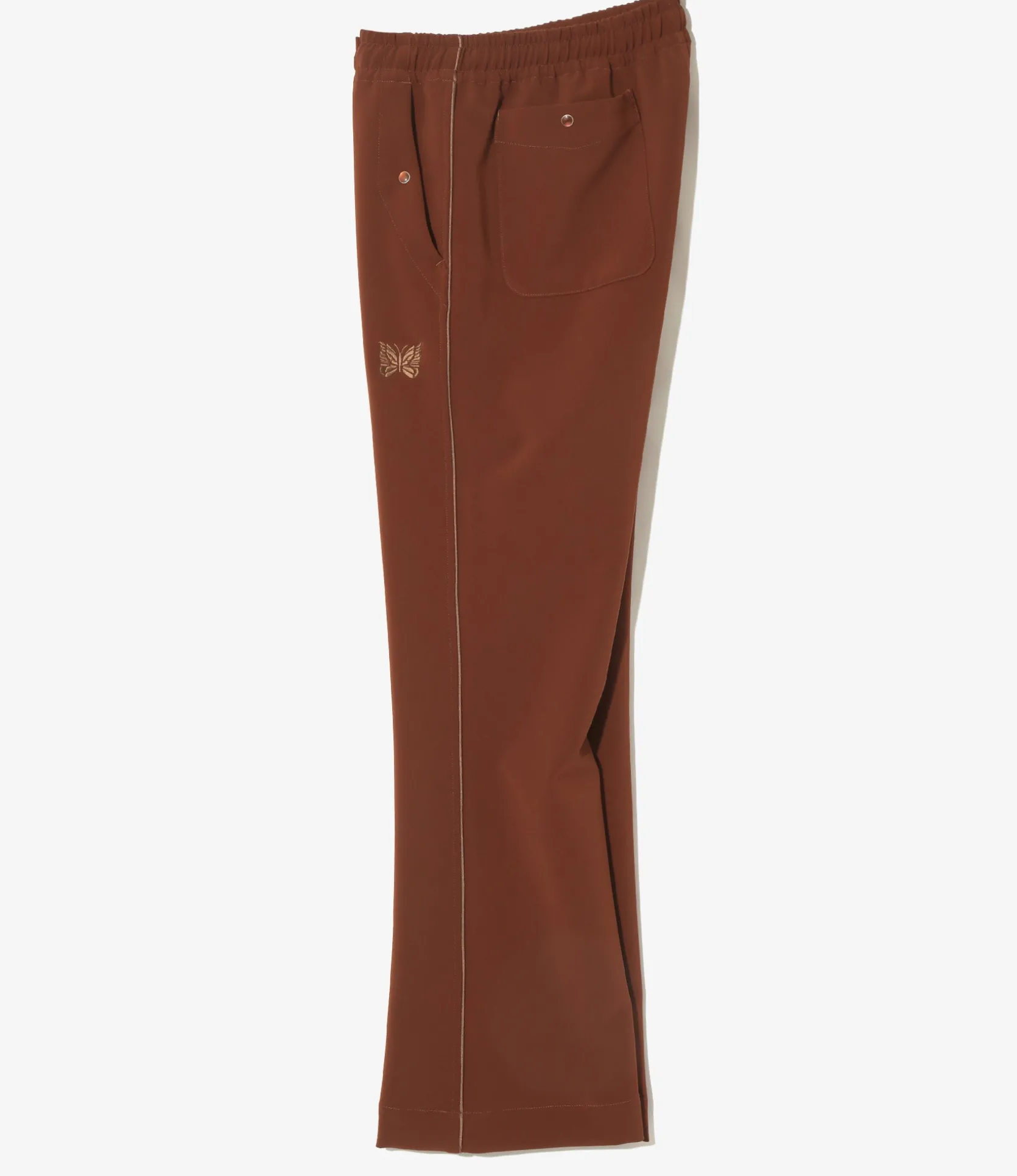Piping Cowboy Pant - Brown - Poly Double Cloth