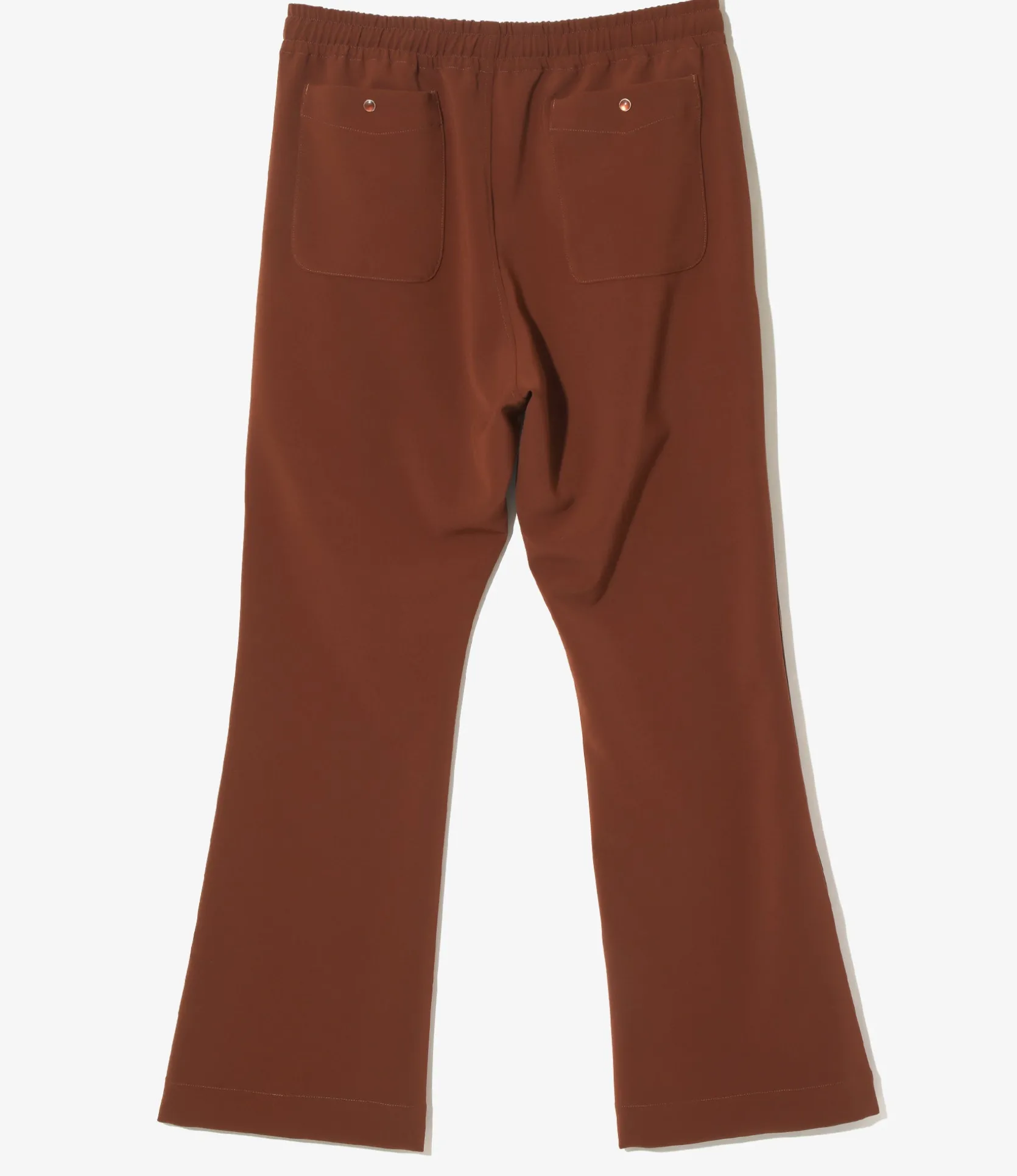 Piping Cowboy Pant - Brown - Poly Double Cloth