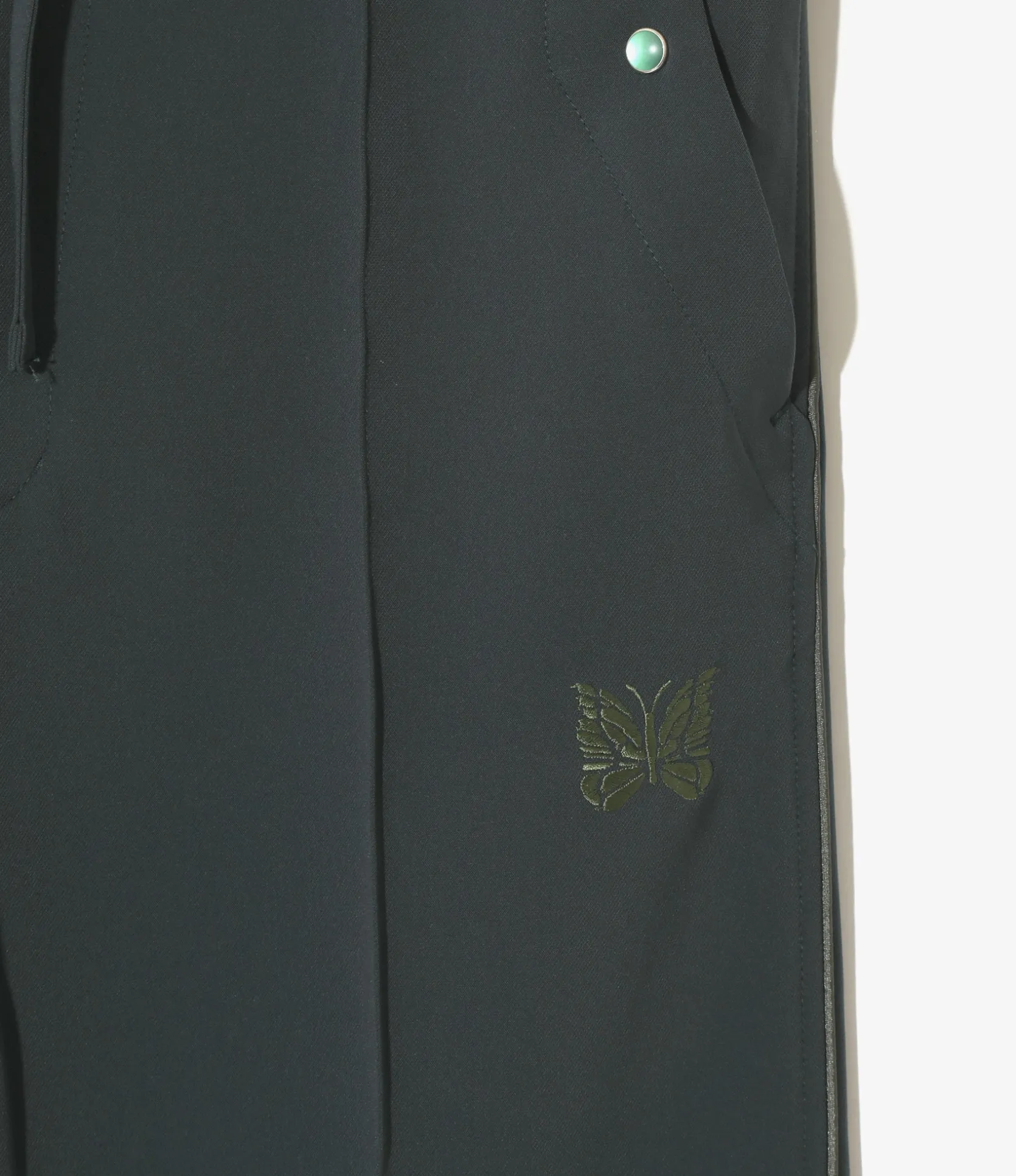 Piping Cowboy Pant - Green - Poly Double Cloth