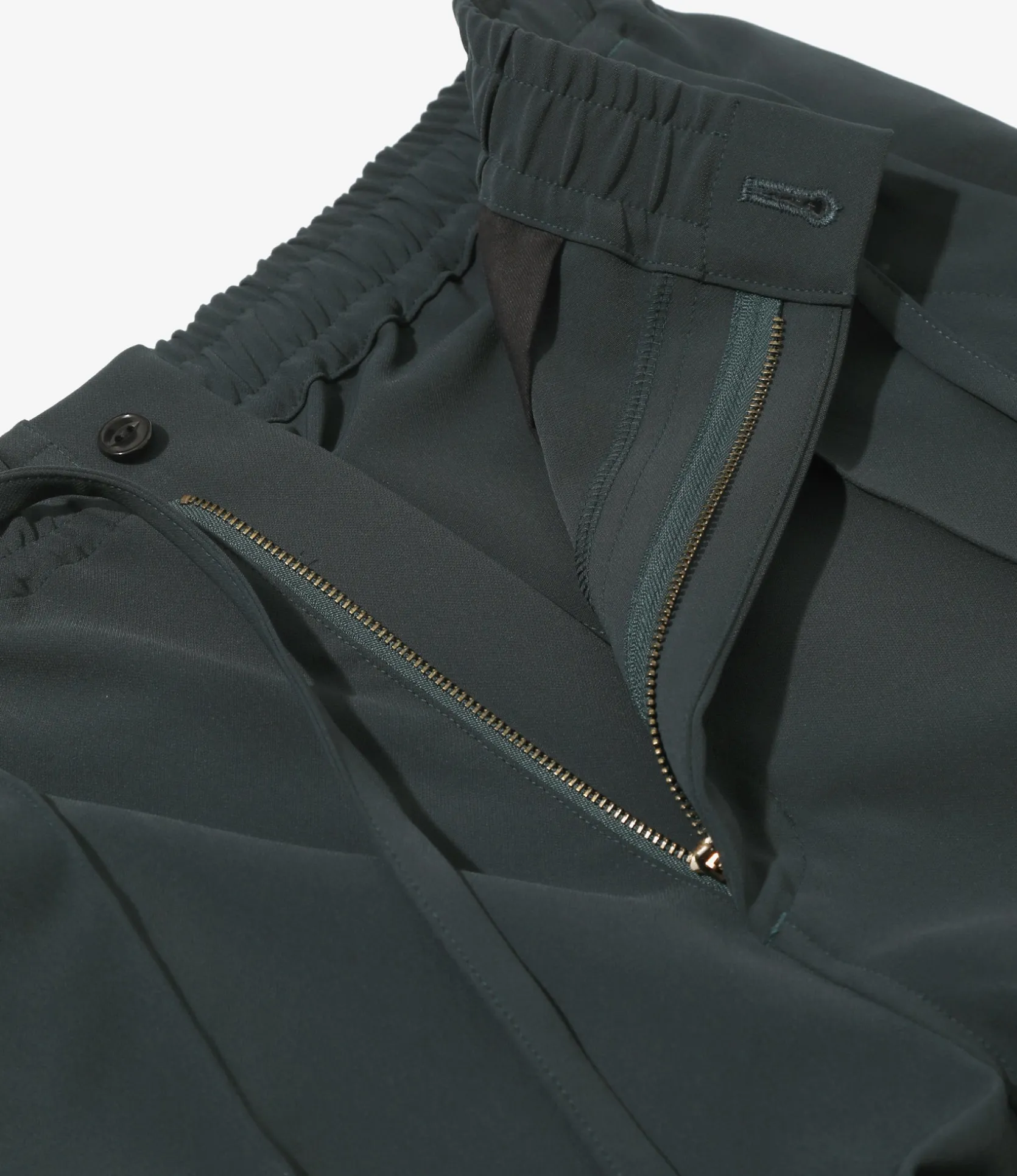 Piping Cowboy Pant - Green - Poly Double Cloth