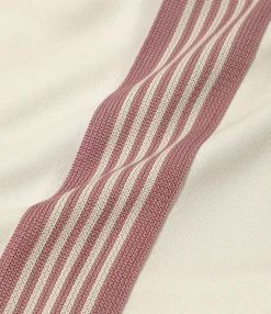 Pleated Track Skirt - Ivory - Poly Smooth