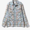 6-Pocket Classic Shirt - Lt. Blue - Cotton Plaid Twill